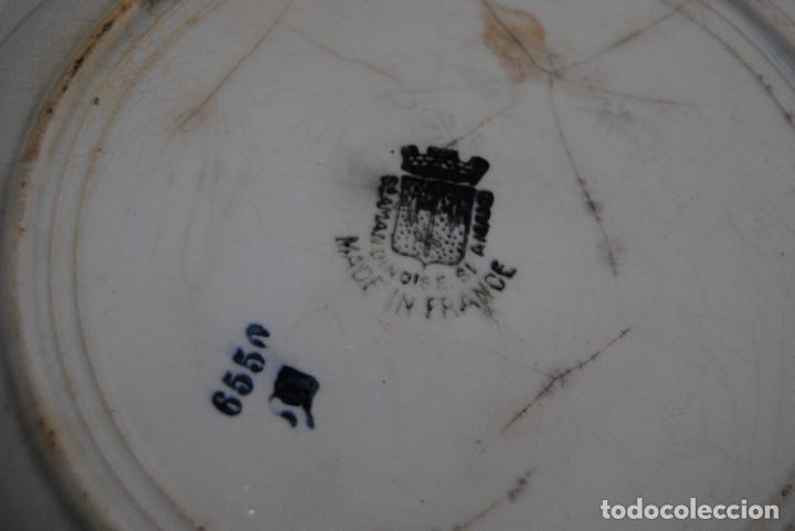 Antig&uuml;edades: PLATOS DE LOZA FRANCESA ST. AMAND - Foto 5