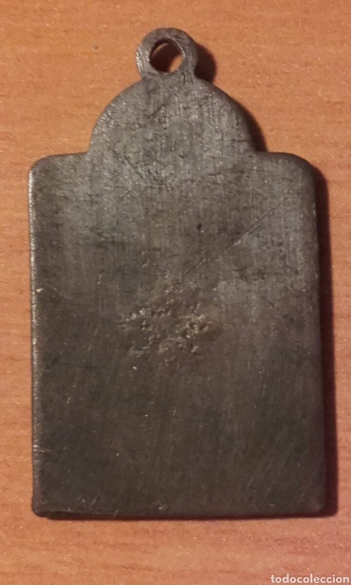 Antig&uuml;edades: MON 1436 - MEDALLA CON ROSETON - MEDALLA RECTANGULAR CON ROLEOS VEGETALES - Foto 4