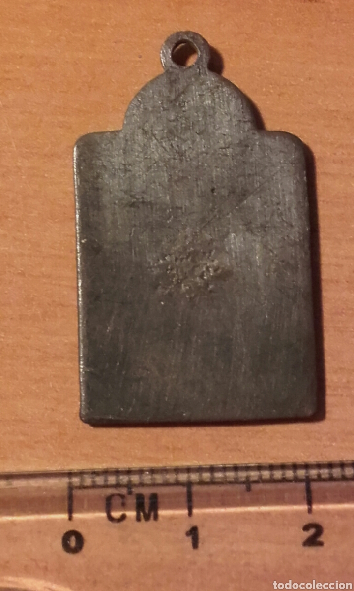 Antig&uuml;edades: MON 1436 - MEDALLA CON ROSETON - MEDALLA RECTANGULAR CON ROLEOS VEGETALES - Foto 5