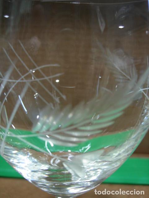 Antig&uuml;edades: Copas de cristal tallado - Foto 3