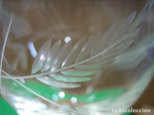 Antig&uuml;edades: Copas de cristal tallado - Foto 4