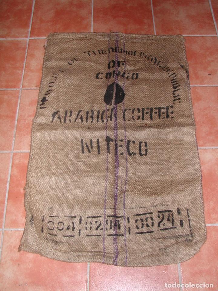 Saco de arpillera o yute café del congo Vendido en Venta