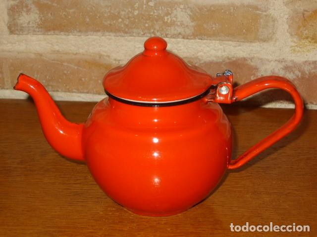 Antig&uuml;edades: CAFETERA O TETERA ESMALTADA,0,5 ML. - Foto 1