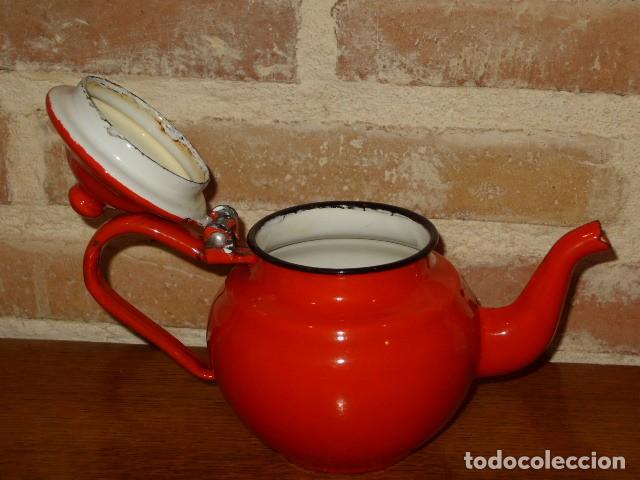 Antig&uuml;edades: CAFETERA O TETERA ESMALTADA,0,5 ML. - Foto 2