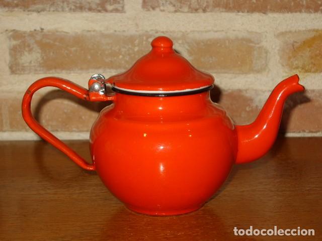 Antig&uuml;edades: CAFETERA O TETERA ESMALTADA,0,5 ML. - Foto 6