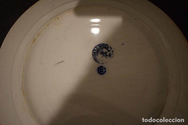 Antig&uuml;edades: PLATO POSTRE CARTUJA (leer condiciones de env&iacute;o). - Foto 2