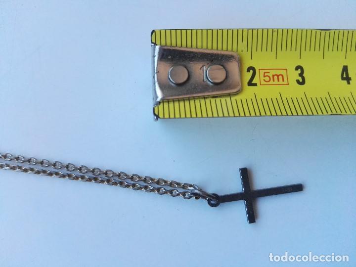 Antig&uuml;edades: Cadena con cruz antigua - Foto 2