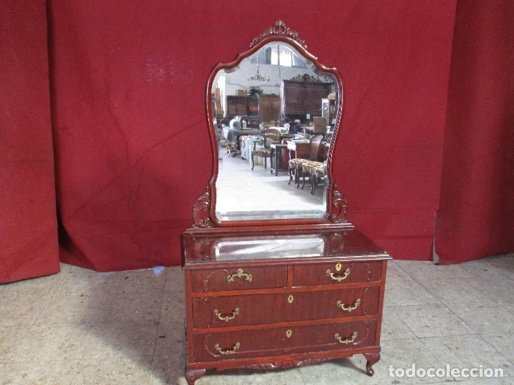 Antig&uuml;edades: Comada con espejo - Foto 1