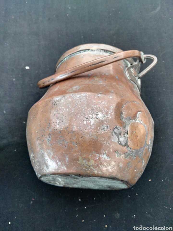 Antig&uuml;edades: Antigua olla con tapa y asa - Foto 4