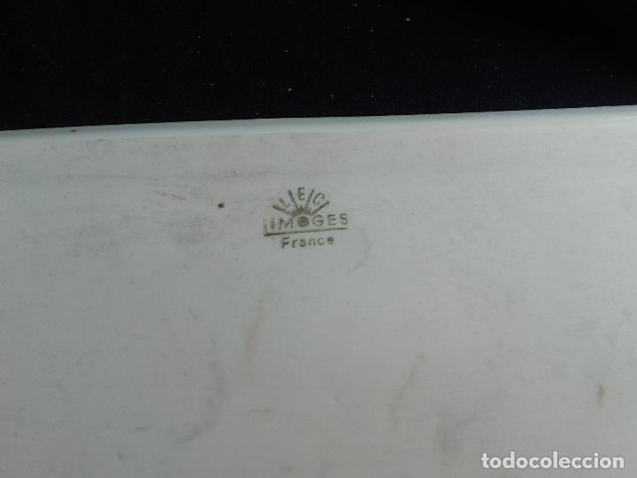 Antig&uuml;edades: Bandeja Limoges pintada a mano - Foto 3