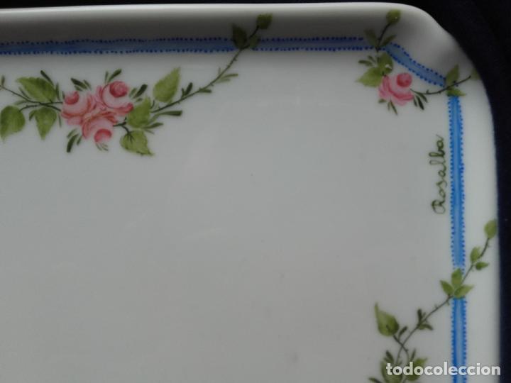 Antig&uuml;edades: Bandeja Limoges pintada a mano - Foto 4