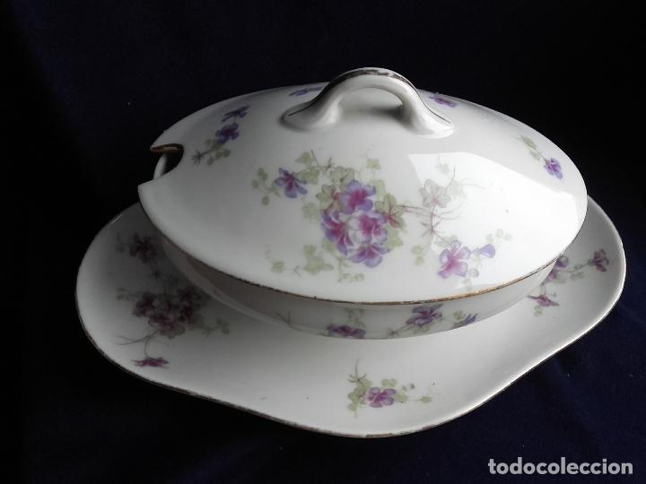 Antig&uuml;edades: Sopera individual de Limoges - Foto 2