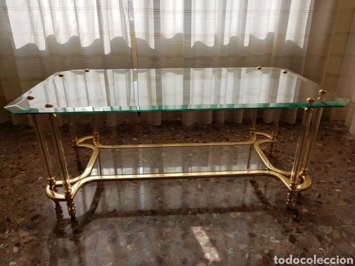 Antig&uuml;edades: MESA DE CRISTAL A&Ntilde;O 75 - Foto 3