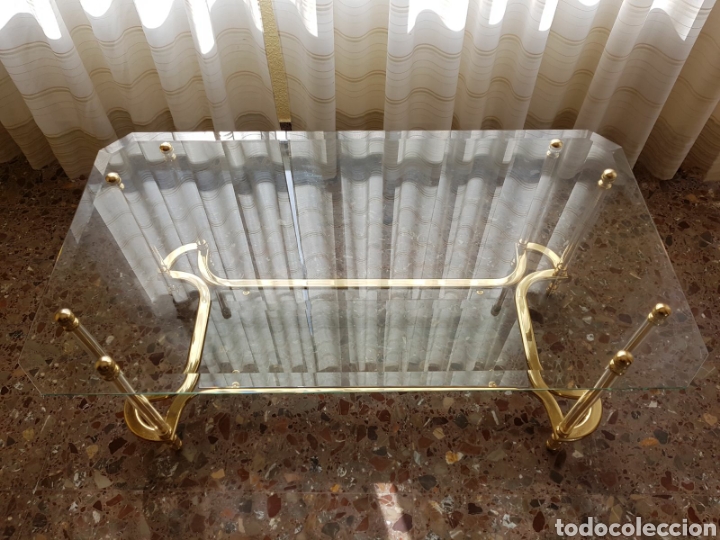 Antig&uuml;edades: MESA DE CRISTAL A&Ntilde;O 75 - Foto 5