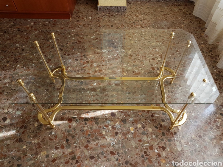 Antig&uuml;edades: MESA DE CRISTAL A&Ntilde;O 75 - Foto 7