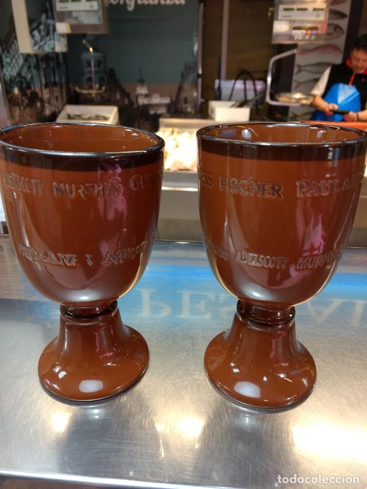 Antig&uuml;edades: Copas de cerveza de porcelana - Foto 1