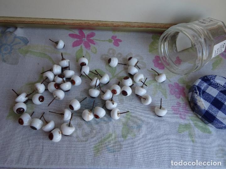 Antig&uuml;edades: ANTIGUOS OJOS DE CRISTAL PARA MU&Ntilde;ECAS O IMAGENES O PARA RESTAURACION TALLA 10