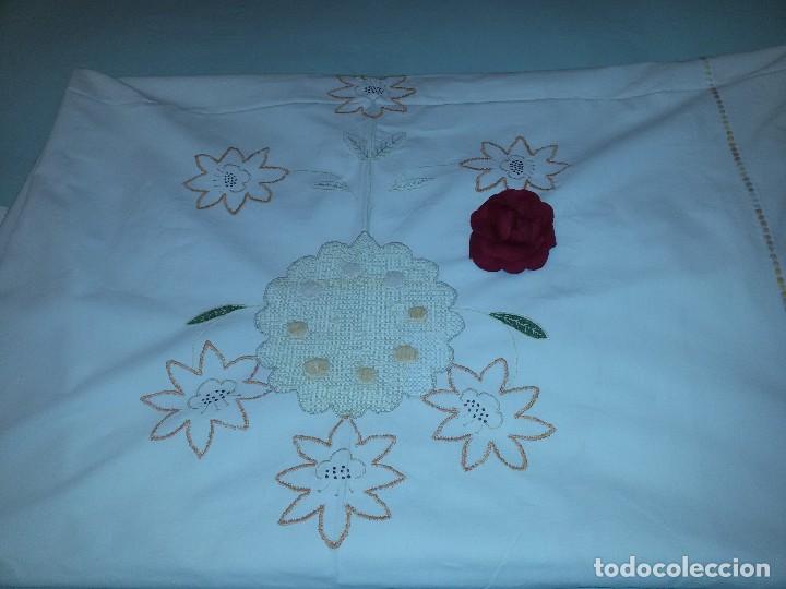 Antig&uuml;edades: ANTIGUO MANTEL DE ALTAR-ALGOD&Oacute;N - Foto 2
