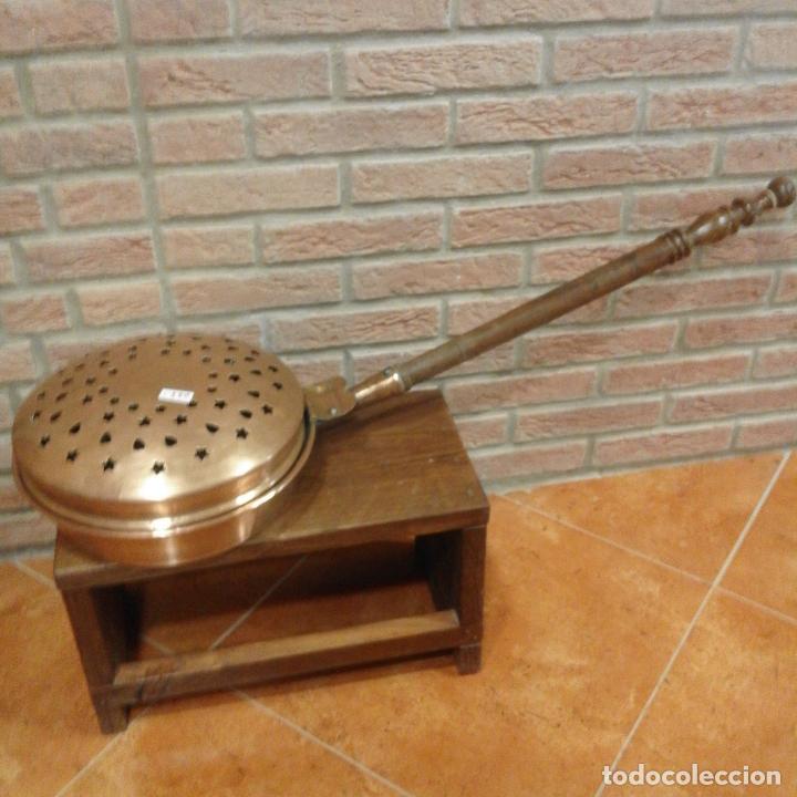 Antig&uuml;edades: ANTIGUO CALENTADOR DE COBRE - Foto 1