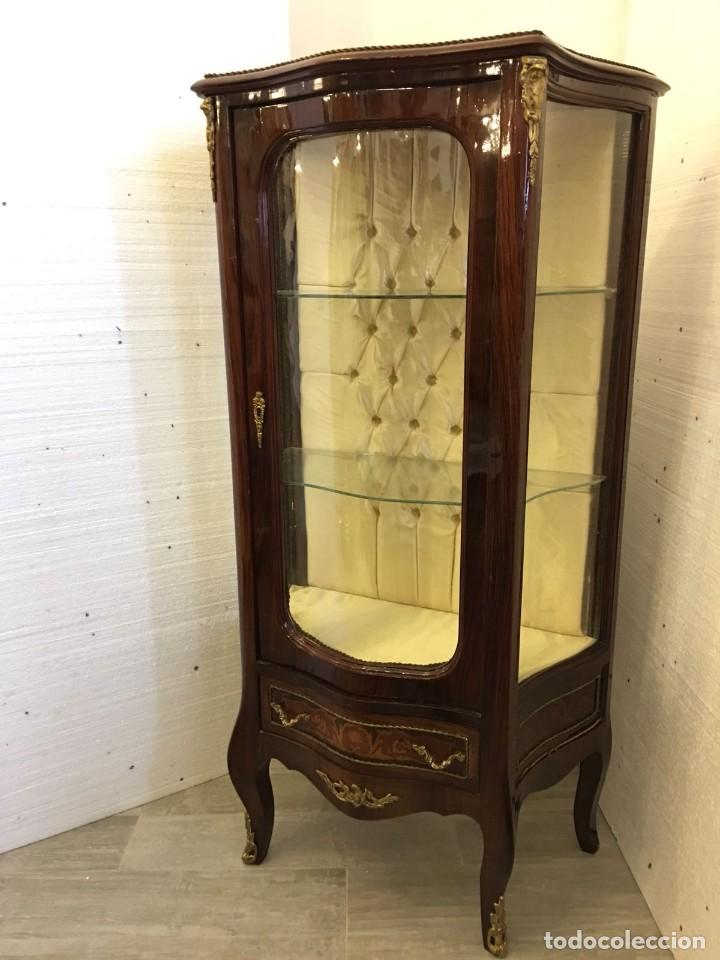 Antig&uuml;edades: VITRINA ESTILO LUIS XV - Foto 2