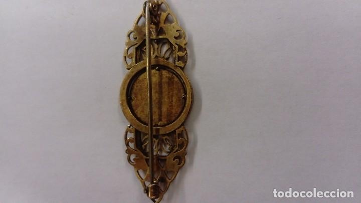 Antig&uuml;edades: Medalla, broche religioso con una virgen - Foto 2