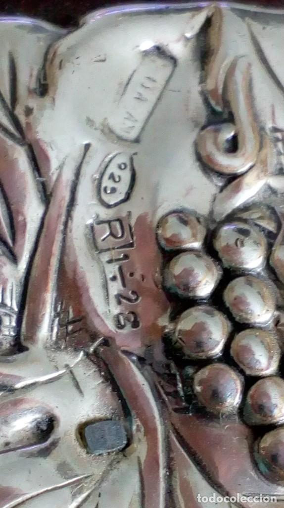Antig&uuml;edades: Marco de plata y madera - Foto 7