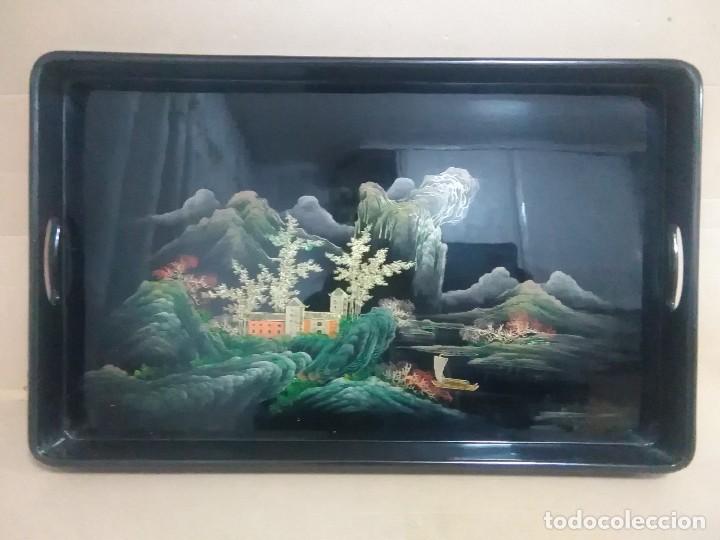Antig&uuml;edades: Bandeja china lacada - Foto 1