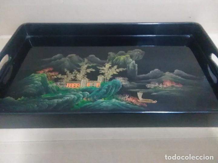 Antig&uuml;edades: Bandeja china lacada - Foto 6