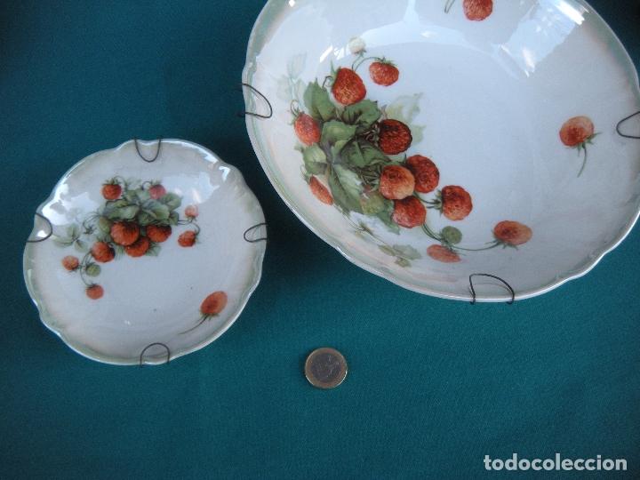 Antig&uuml;edades: CUENCO EN PORCELANA REFLEJO - Foto 3