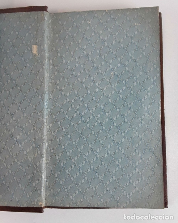 Antig&uuml;edades: CAJA DE TABACO CON LIBRETA. MADERA Y PIEL. CIRCA 1940. - Foto 4