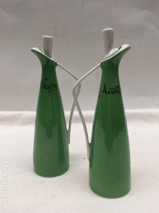 Antig&uuml;edades: SET VINAGRE Y ACEITE , LIMOGES , 1950 - Foto 1