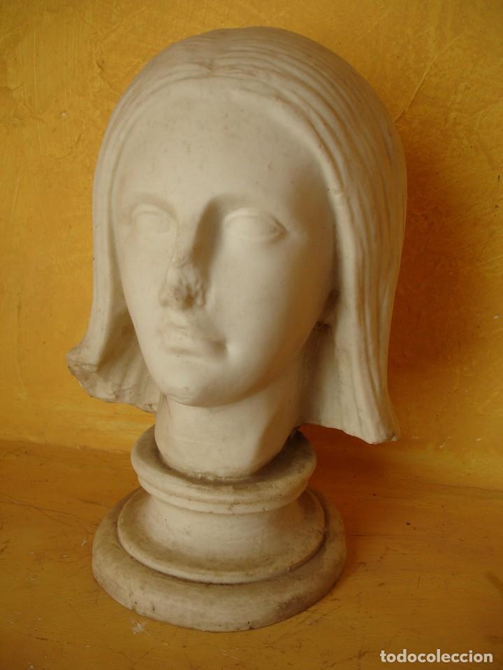 Antig&uuml;edades: BUSTO DE JULIO CESAR JOVEN 30CM - Foto 1