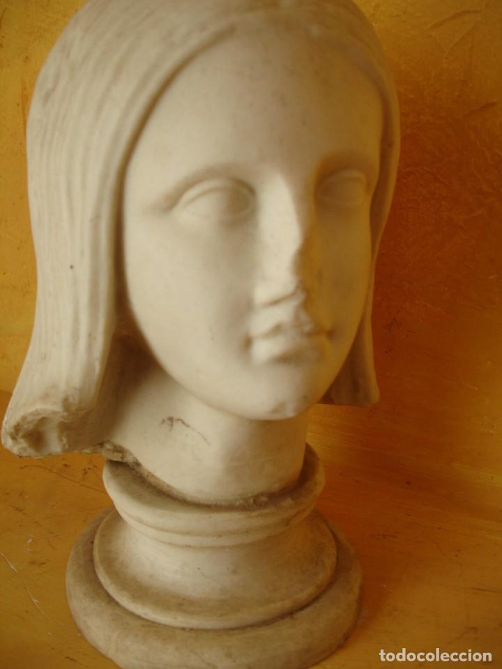 Antig&uuml;edades: BUSTO DE JULIO CESAR JOVEN 30CM - Foto 4