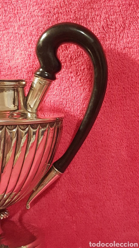 Antig&uuml;edades: CAFETERA-TETERA ANTIGUA DE PLATA - Foto 8
