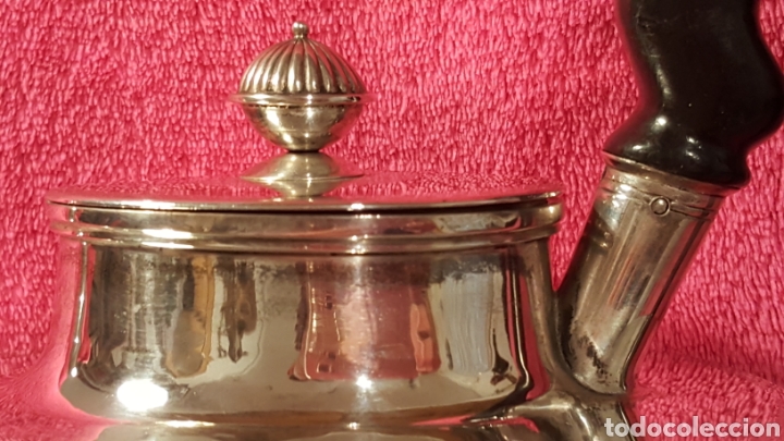 Antig&uuml;edades: CAFETERA-TETERA ANTIGUA DE PLATA - Foto 10