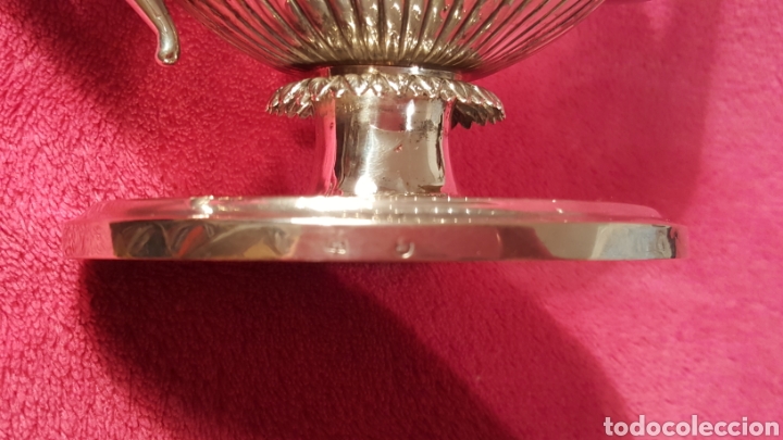 Antig&uuml;edades: CAFETERA-TETERA ANTIGUA DE PLATA - Foto 13