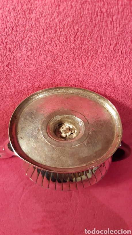 Antig&uuml;edades: CAFETERA-TETERA ANTIGUA DE PLATA - Foto 16
