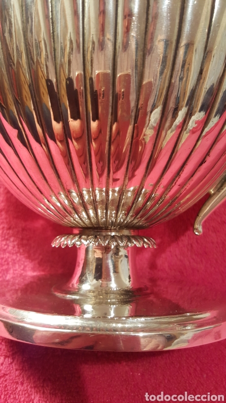 Antig&uuml;edades: CAFETERA-TETERA ANTIGUA DE PLATA - Foto 17