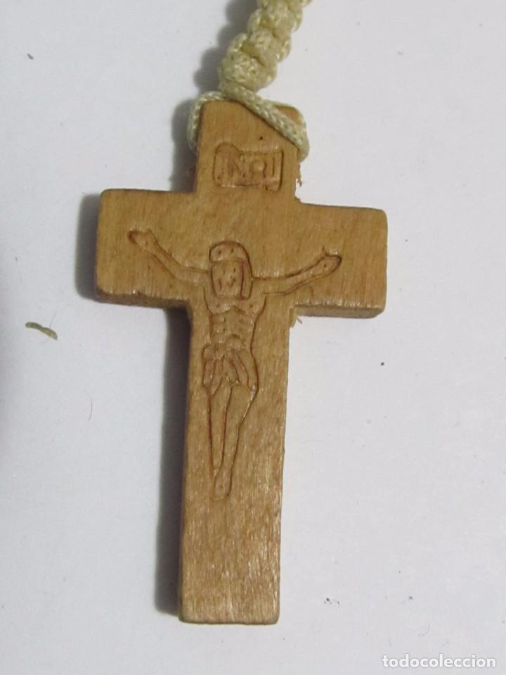Antig&uuml;edades: ROSARIO DE MADERA DE 60 CM. - Foto 2
