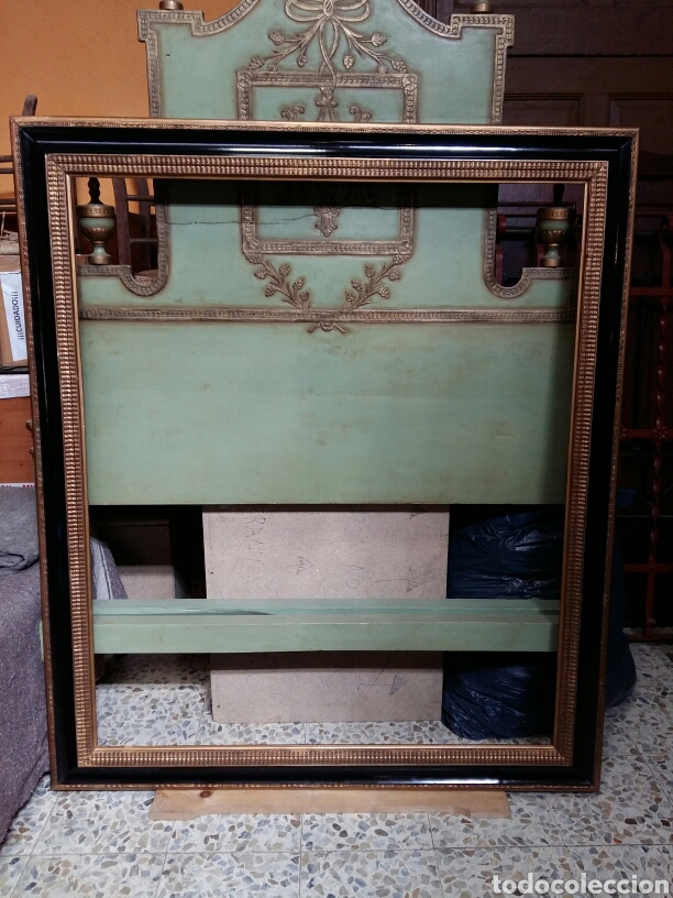 Antig&uuml;edades: Marco estilo imperio grandes dimensiones - Foto 1