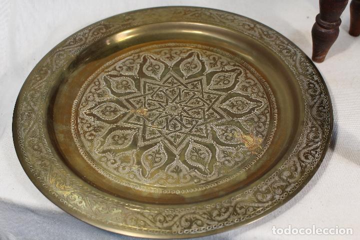 Antig&uuml;edades: mesa plegable de t&eacute; arabe - Foto 5