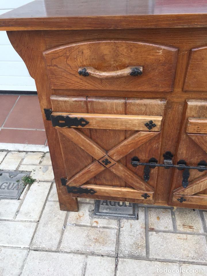 Antig&uuml;edades: APARADOR ANTIGUO DE MADERA - Foto 7