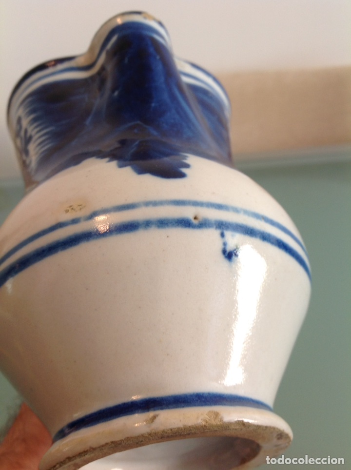 Antig&uuml;edades: Jarrita azul antigua - Foto 5