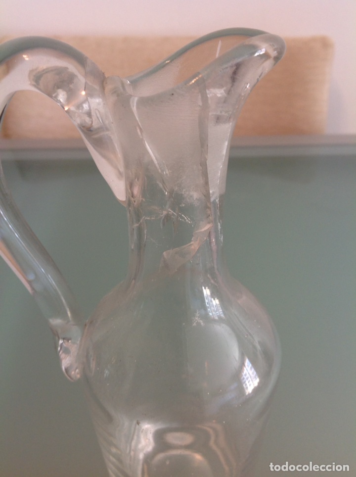 Antig&uuml;edades: Jarrita cristal con tap&oacute;n - Foto 1
