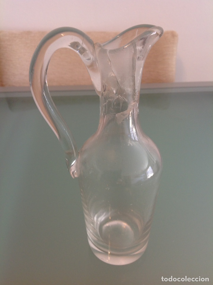Antig&uuml;edades: Jarrita cristal con tap&oacute;n - Foto 2