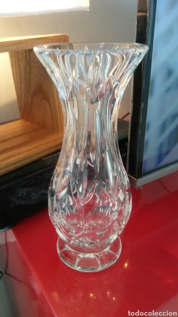 Antig&uuml;edades: Jarr&oacute;n cristal - tallado - 21 cm - Foto 2
