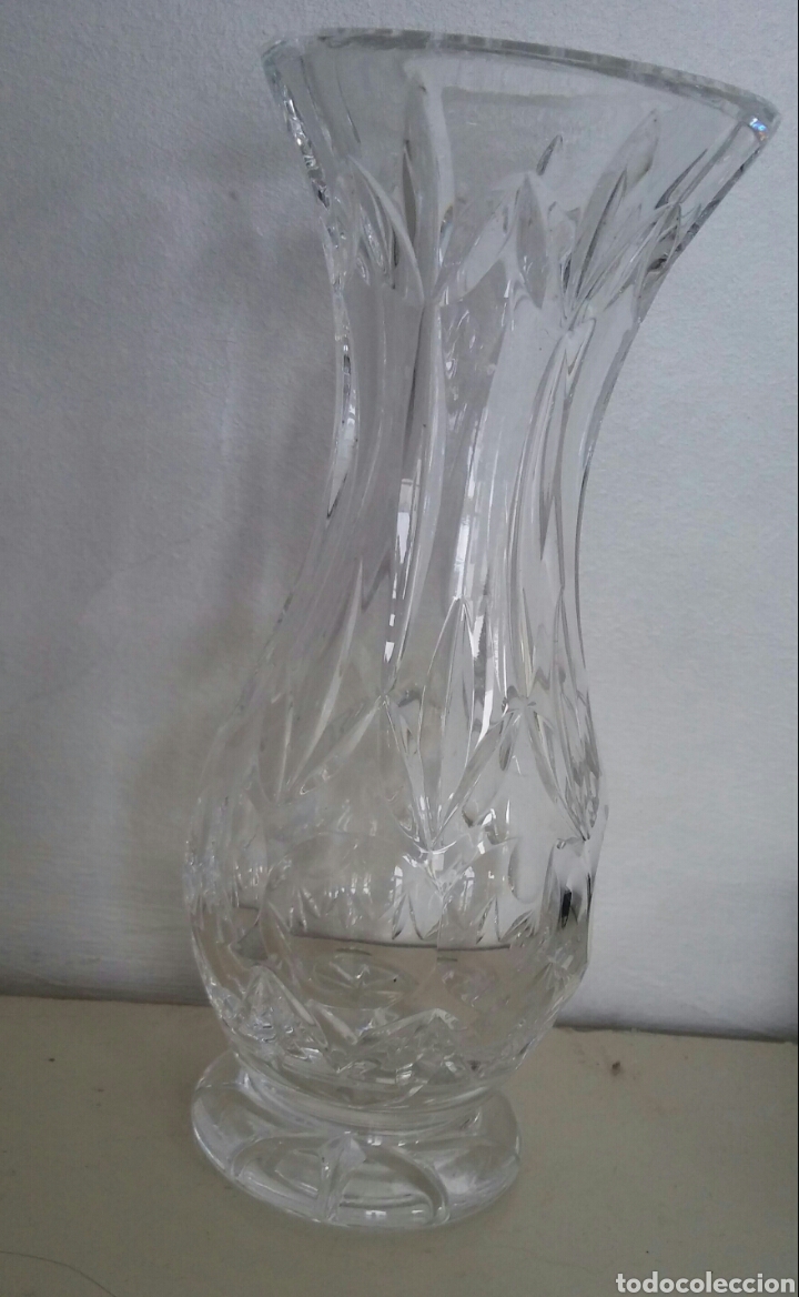 Antig&uuml;edades: Jarr&oacute;n cristal - tallado - 21 cm - Foto 3