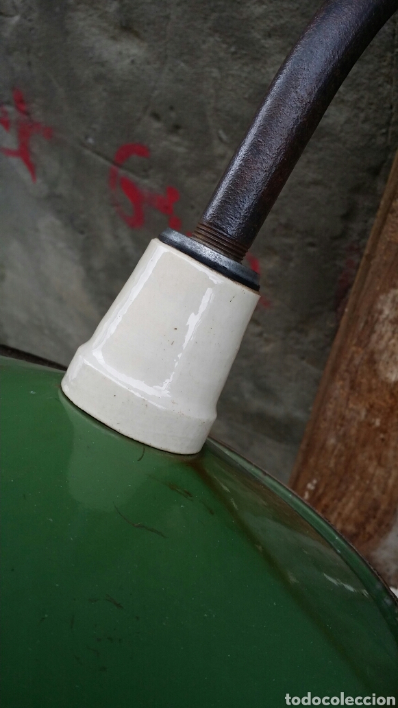 Antig&uuml;edades: Aplique industrial Enamel - Foto 3
