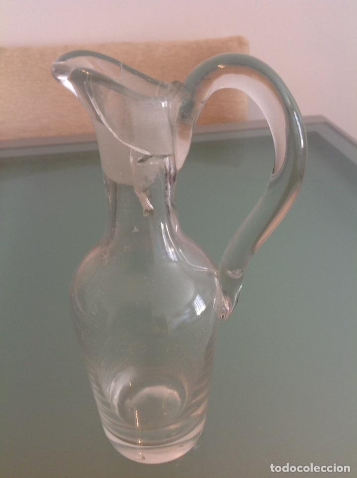Antig&uuml;edades: Jarrita cristal con tap&oacute;n - Foto 3