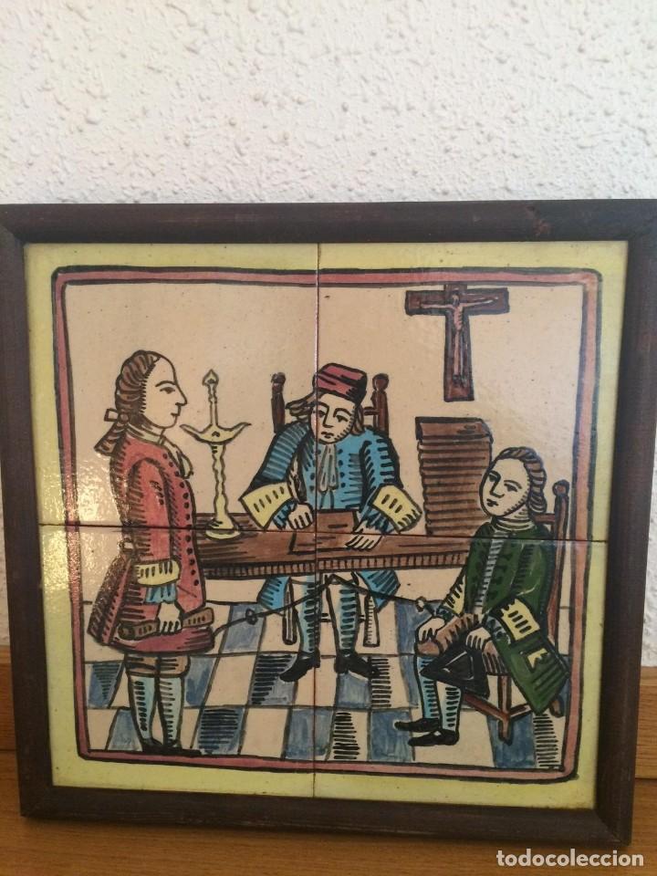 Antig&uuml;edades: CUADRO AZULEJOS CATALANES - Foto 1